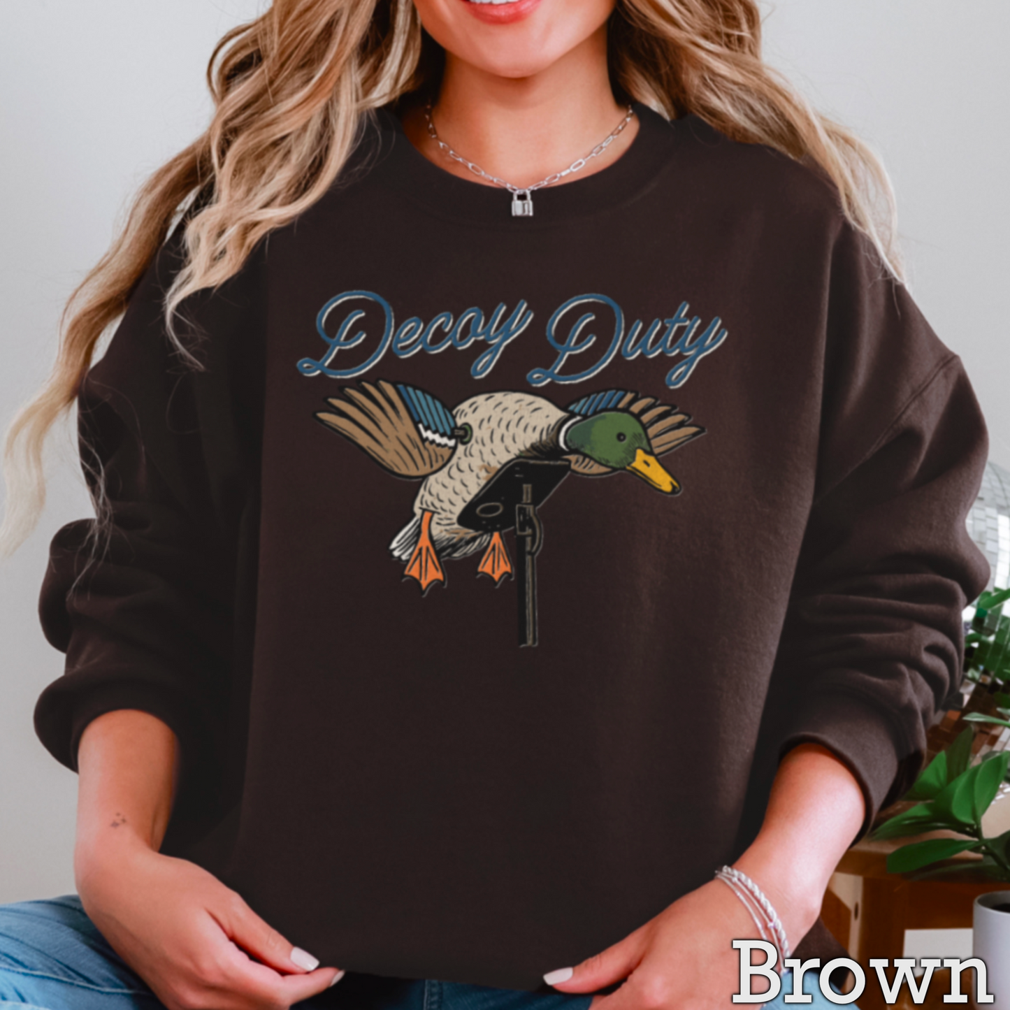 Hunting Decoy Crewneck Sweatshirt