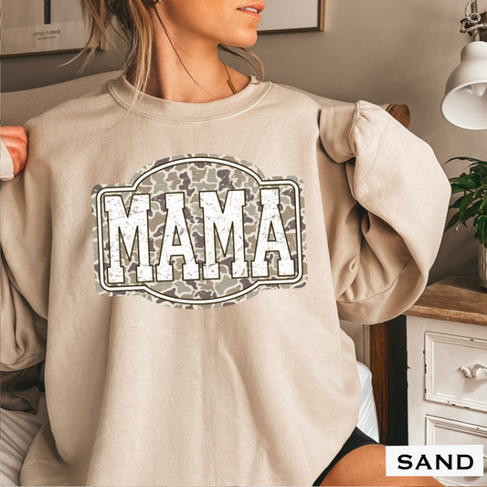 Camo Mama Crewneck Sweatshirt