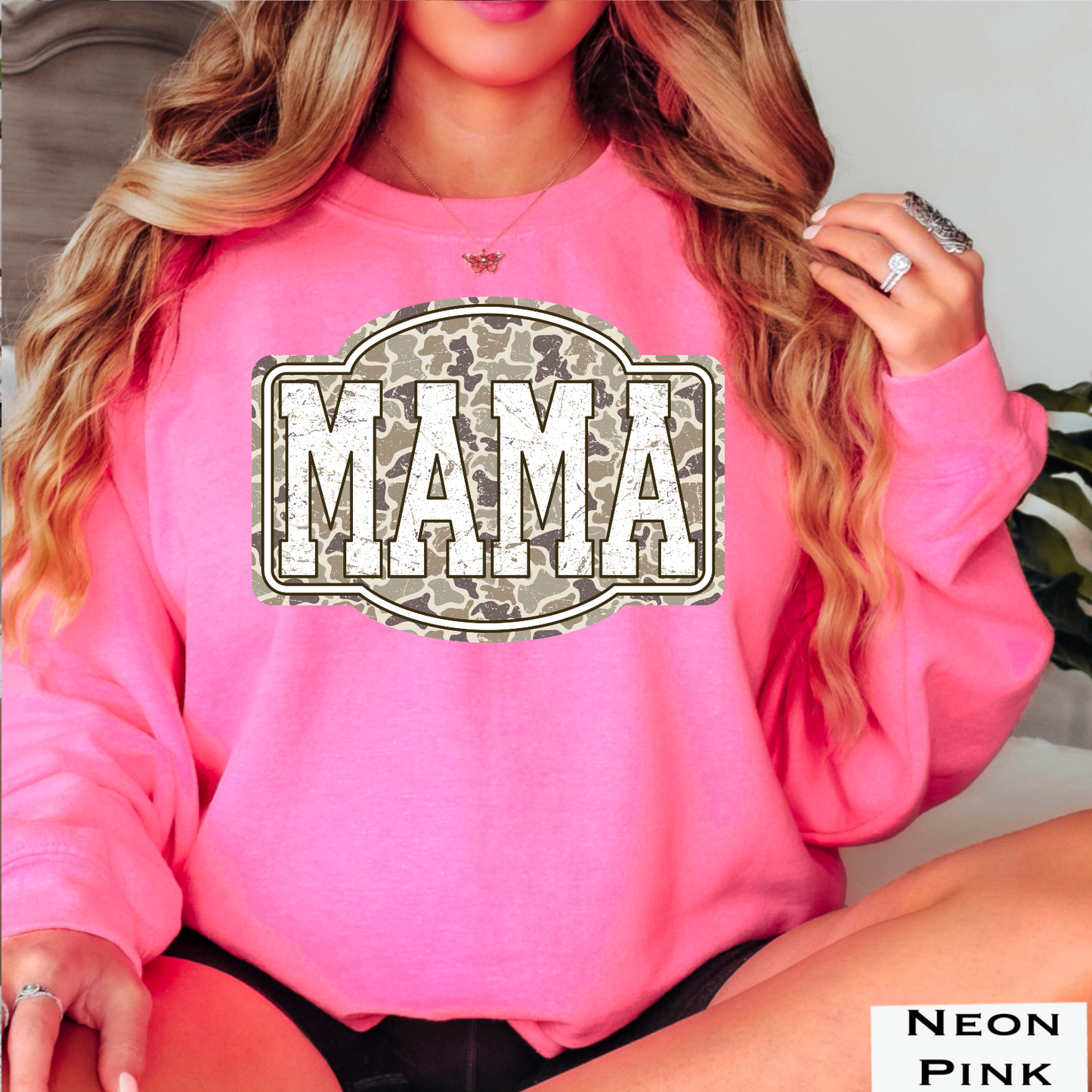 Camo Mama Crewneck Sweatshirt