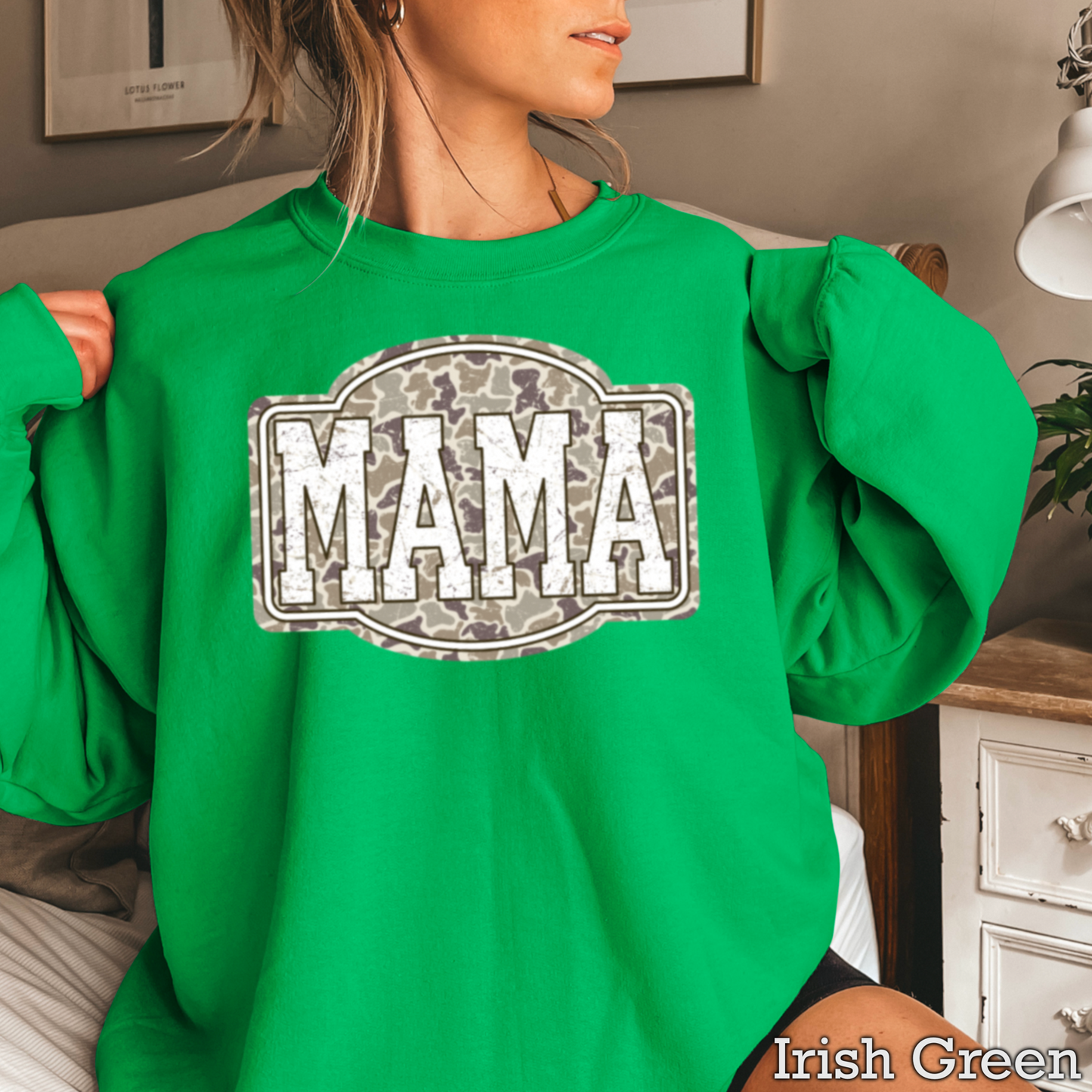 Camo Mama Crewneck Sweatshirt