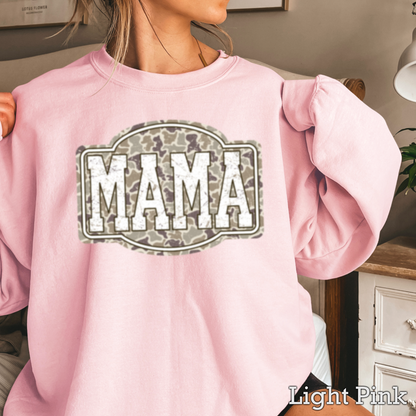 Camo Mama Crewneck Sweatshirt