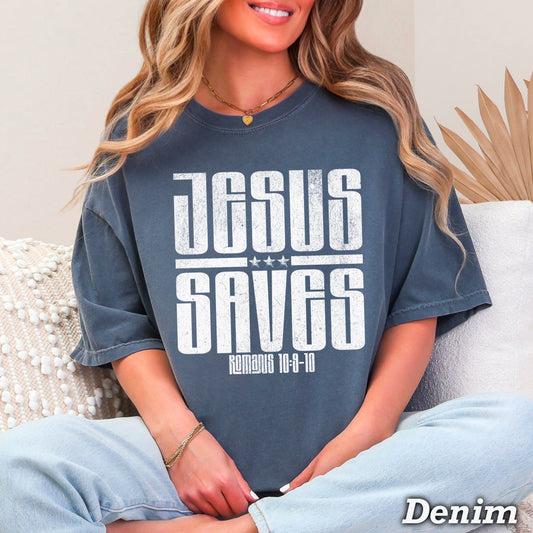 WHOLESALE WEDNESDAY Jesus Saves Screen Print Transfer