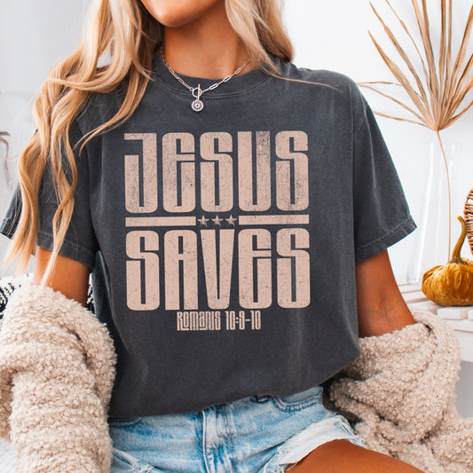 WHOLESALE WEDNESDAY Jesus Saves Screen Print Transfer