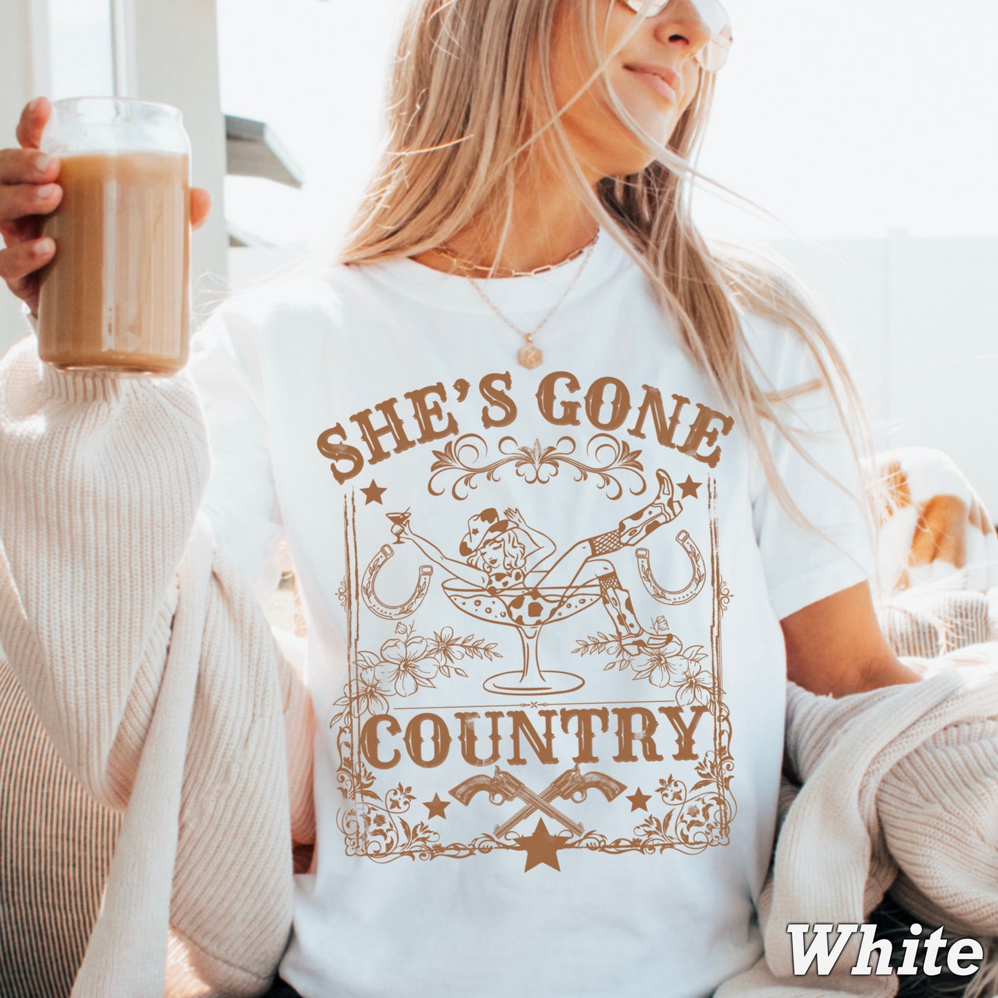 She’s Gone Country Screen Print Transfer SKU: A10-29