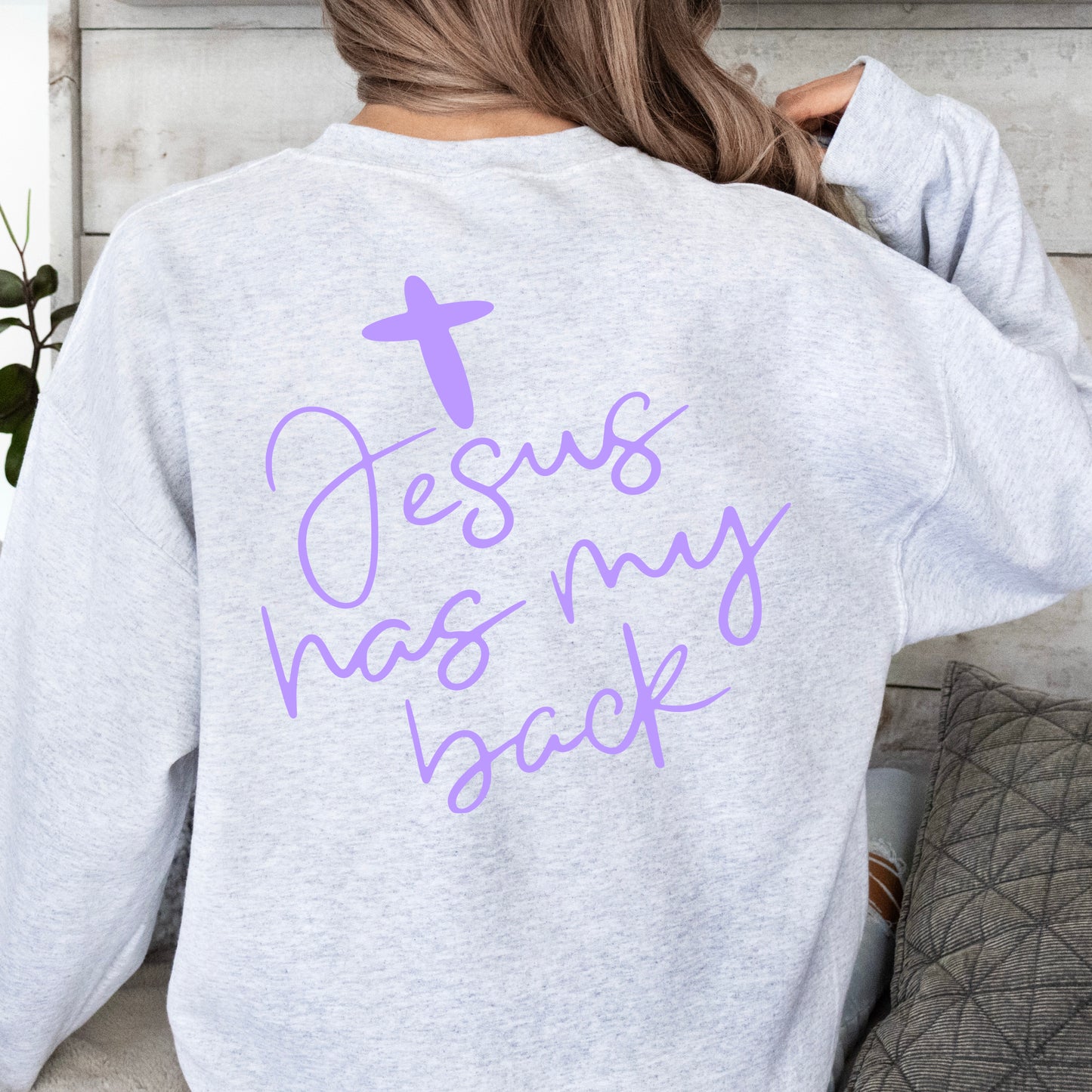 Jesus Has My Back Screen Print Transfer