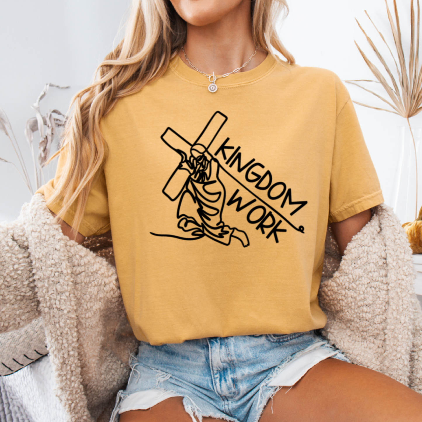 Kingdom Work Comfort Color Graphic Tee