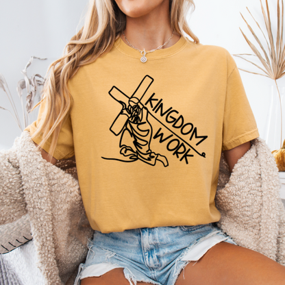 Kingdom Work Comfort Color Graphic Tee