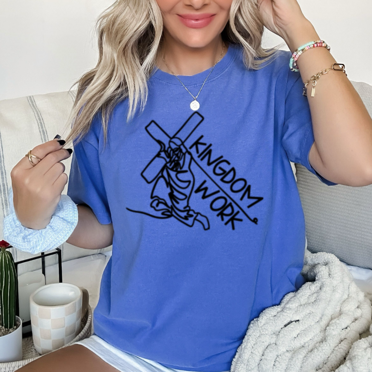 Kingdom Work Comfort Color Graphic Tee