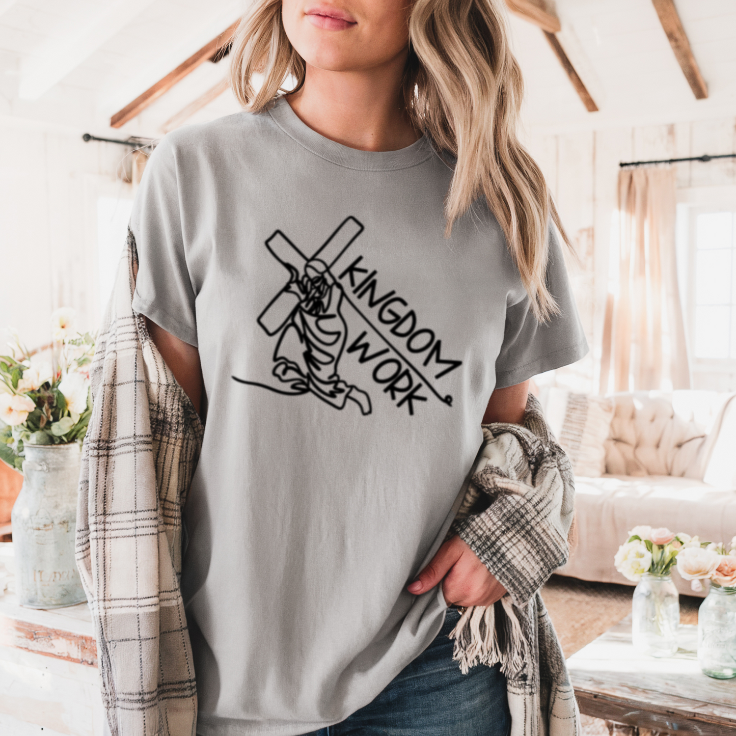 Kingdom Work Comfort Color Graphic Tee