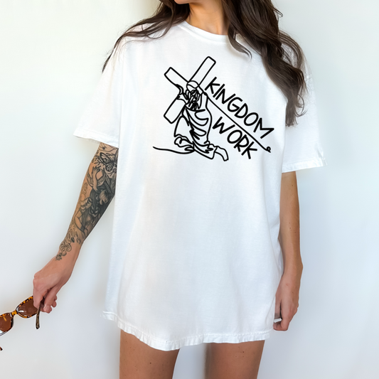 Kingdom Work Comfort Color Graphic Tee