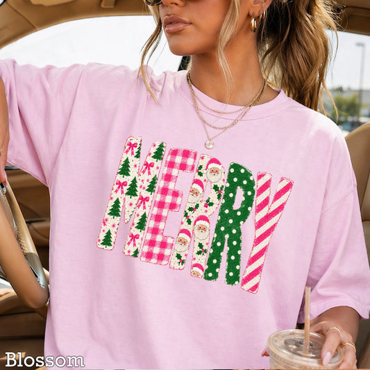 Merry Christmas DTF Transfer