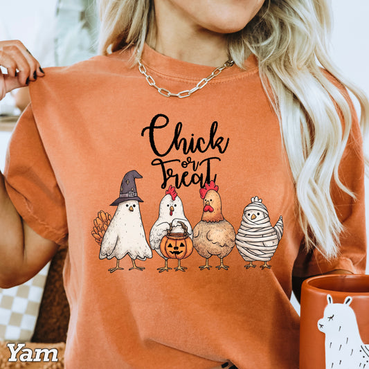 Chick Or Treat DTF Transfer