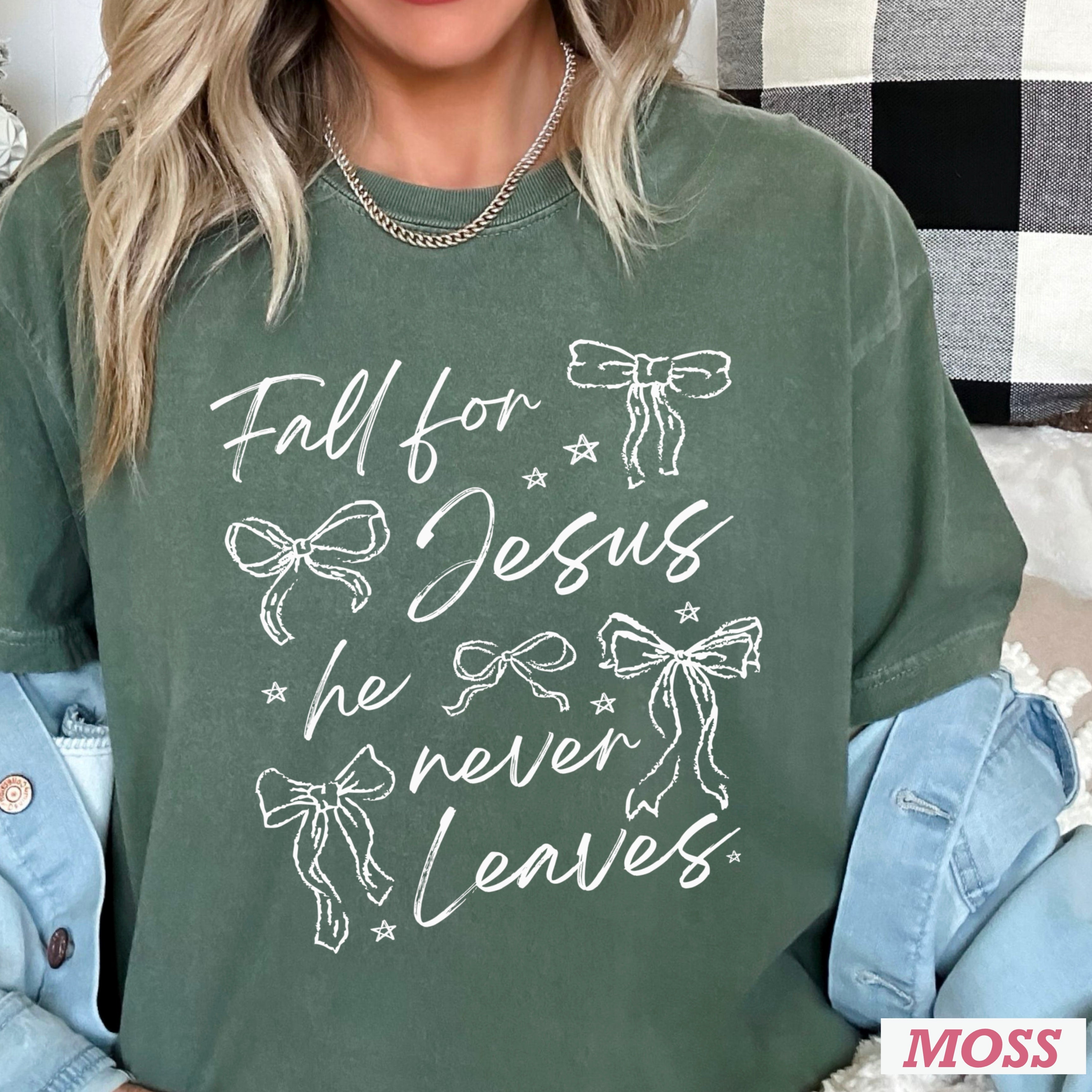 Fall For Jesis Fall For Jesus Print Transfer SKU : A2-02 – Peaches & Palm