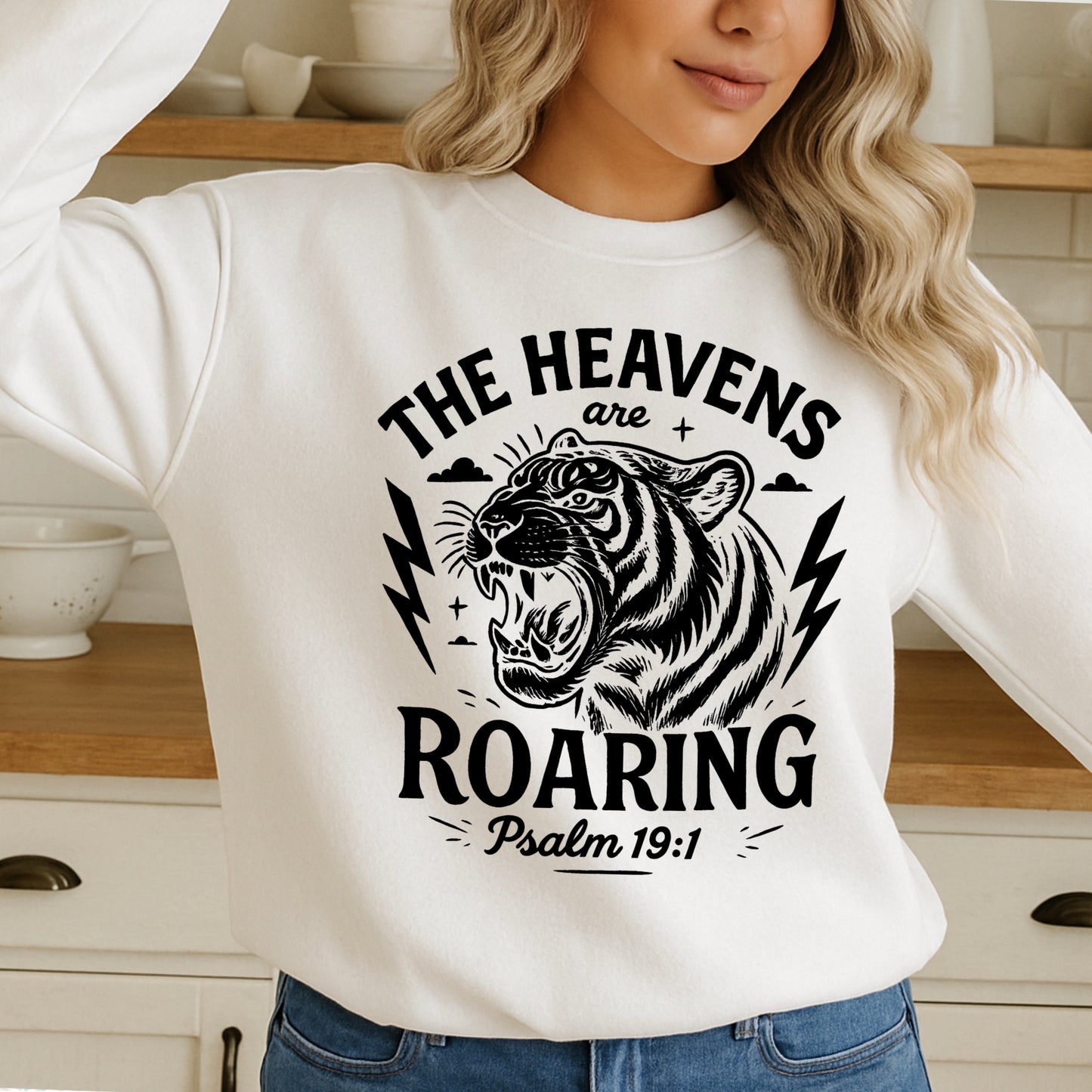 The Heavens Are Roaring Screen Print Transfer