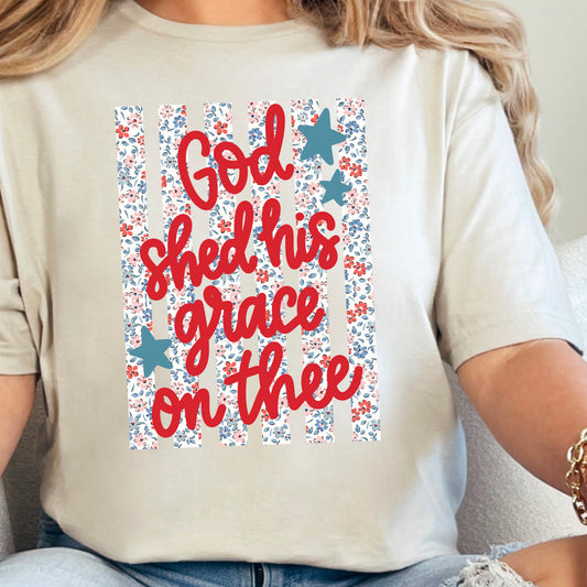 God Shed His Grace On Thee DTF Transfer