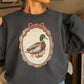 Vintage Frame Mallard Duck  DTF Transfer