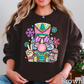 Preppy Nutcracker Graphic Crewneck Sweatshirt