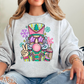 Preppy Nutcracker Graphic Crewneck Sweatshirt