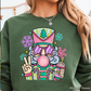 Preppy Nutcracker Graphic Crewneck Sweatshirt