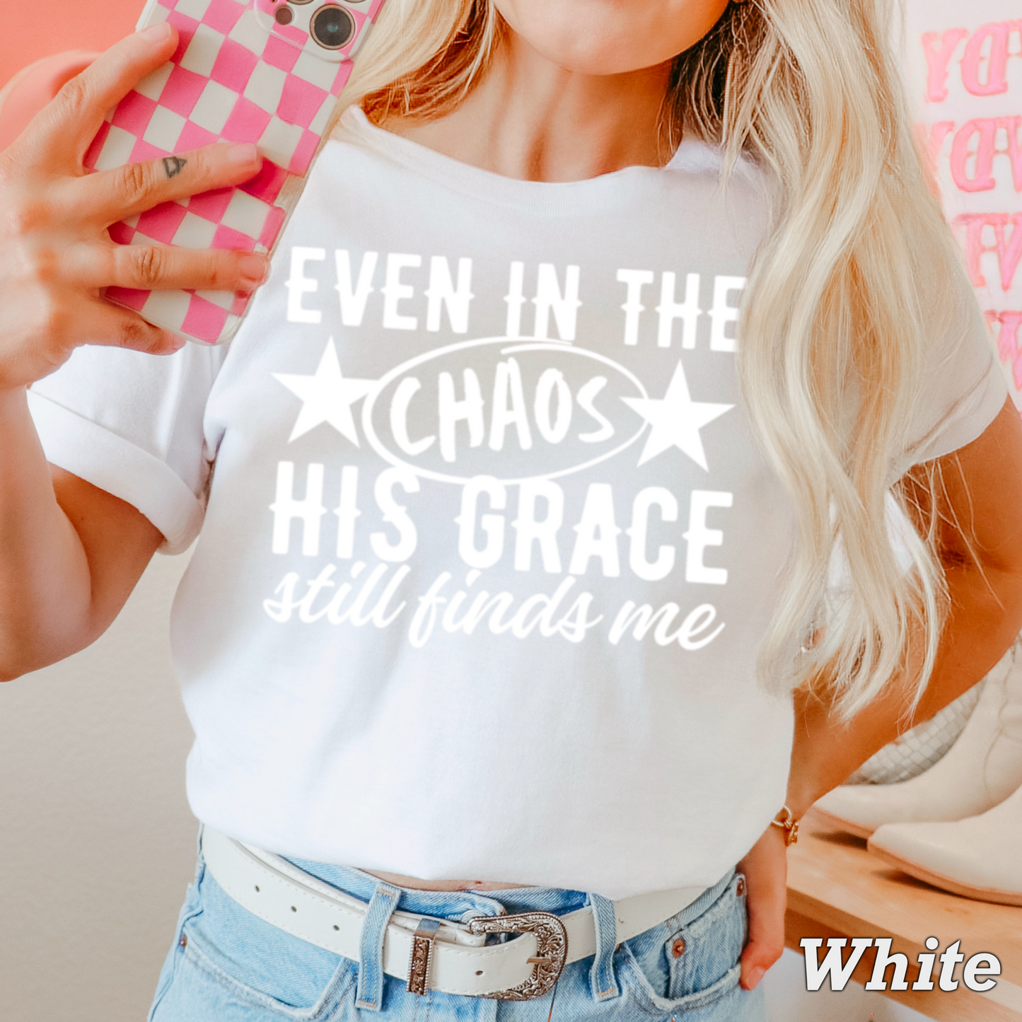 Even In The Chaos Comfort Color Graphic Tee