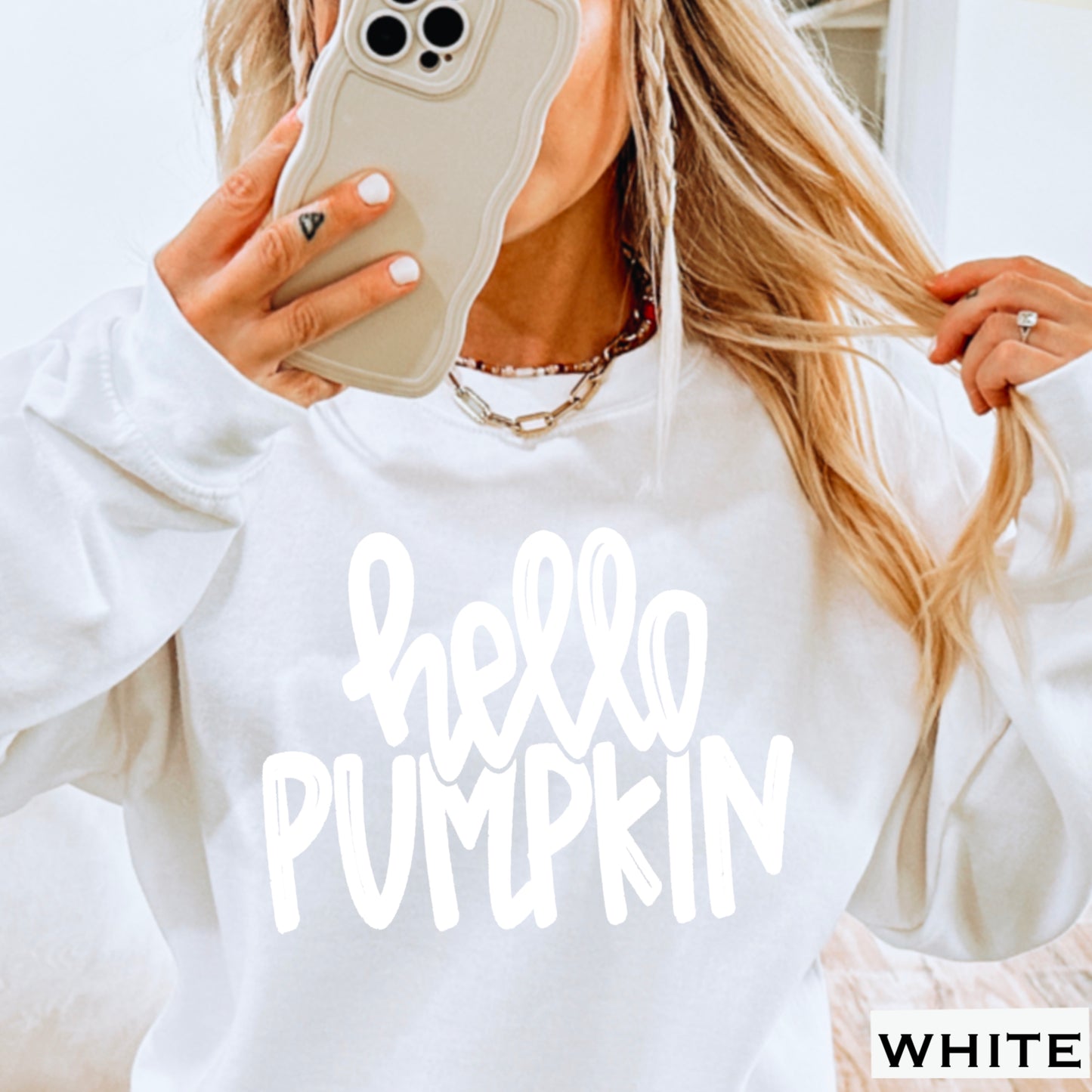 Hello Pumpkin Crewneck Sweatshirt