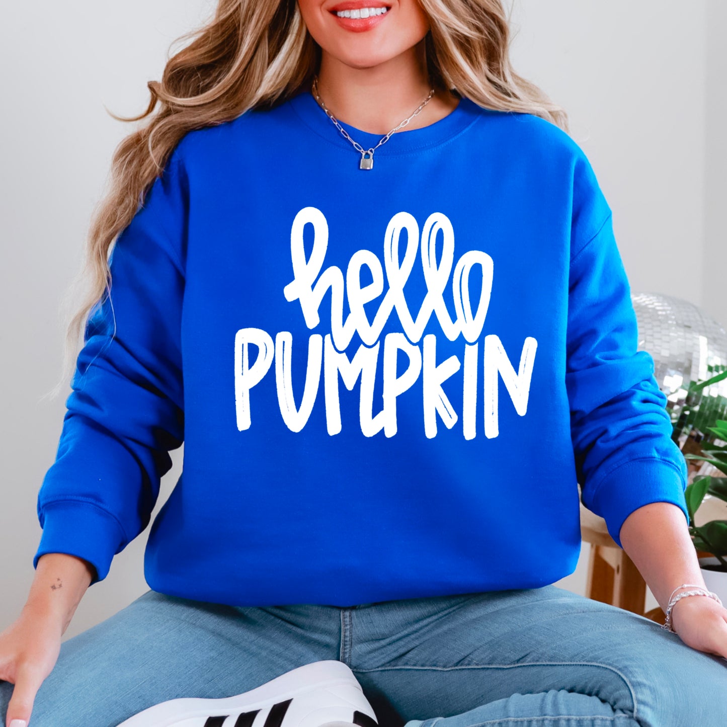 Hello Pumpkin Crewneck Sweatshirt