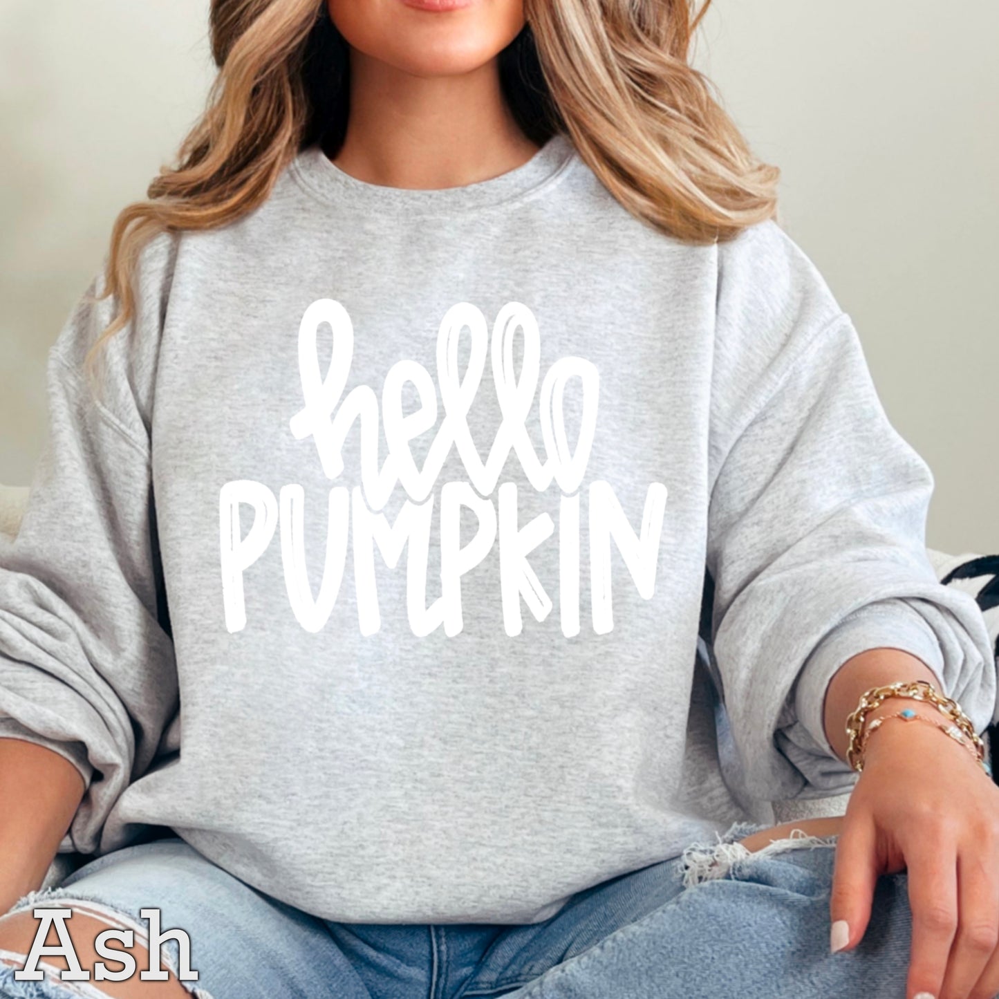 Hello Pumpkin Crewneck Sweatshirt