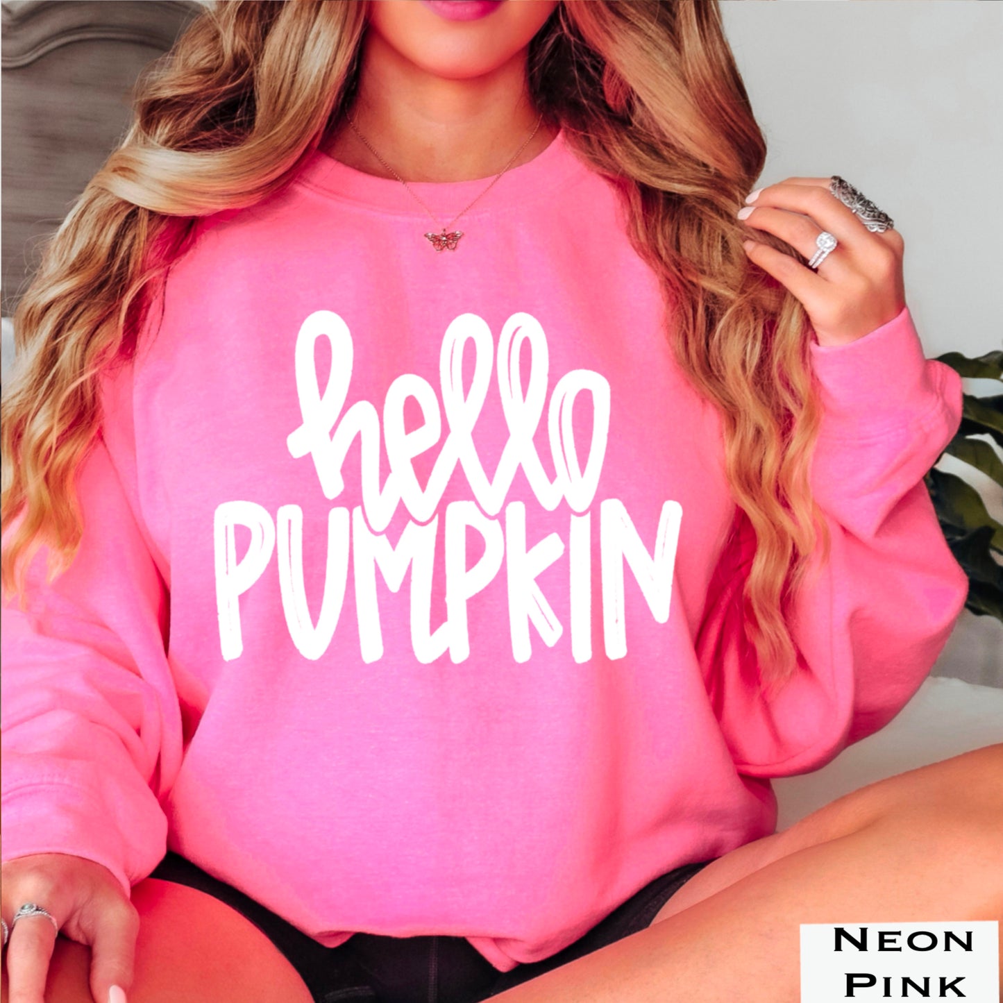 Hello Pumpkin Crewneck Sweatshirt