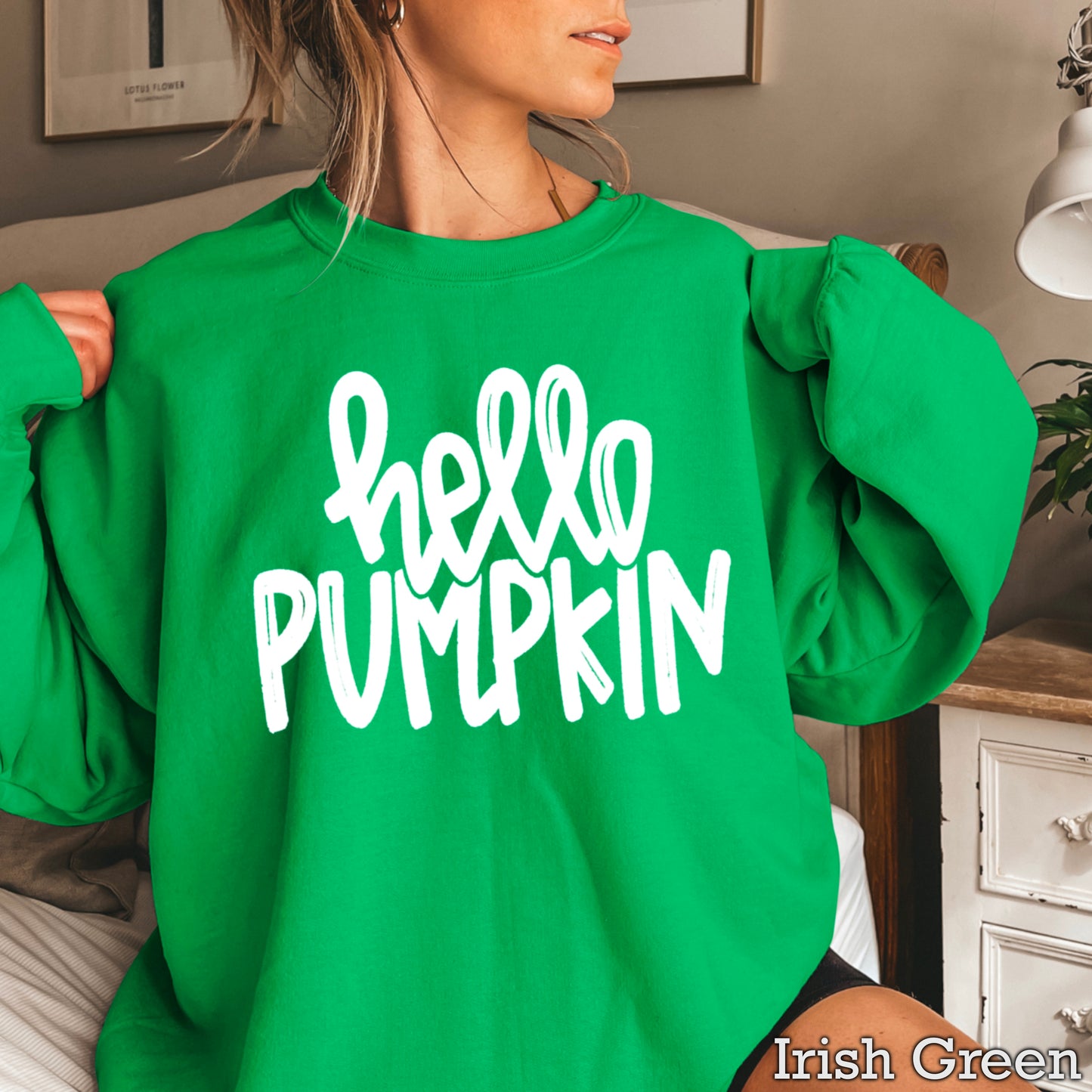 Hello Pumpkin Crewneck Sweatshirt