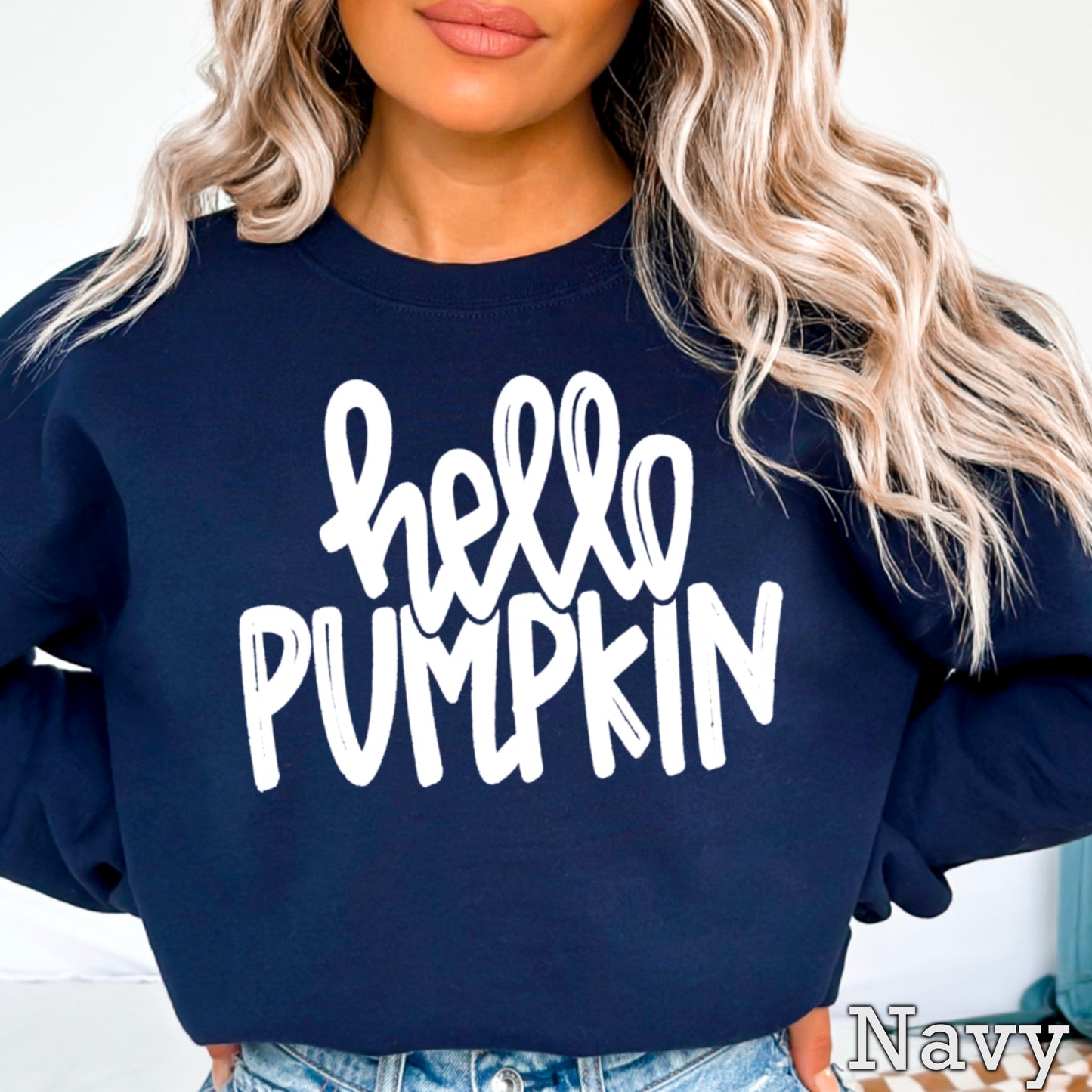 Hello Pumpkin Crewneck Sweatshirt