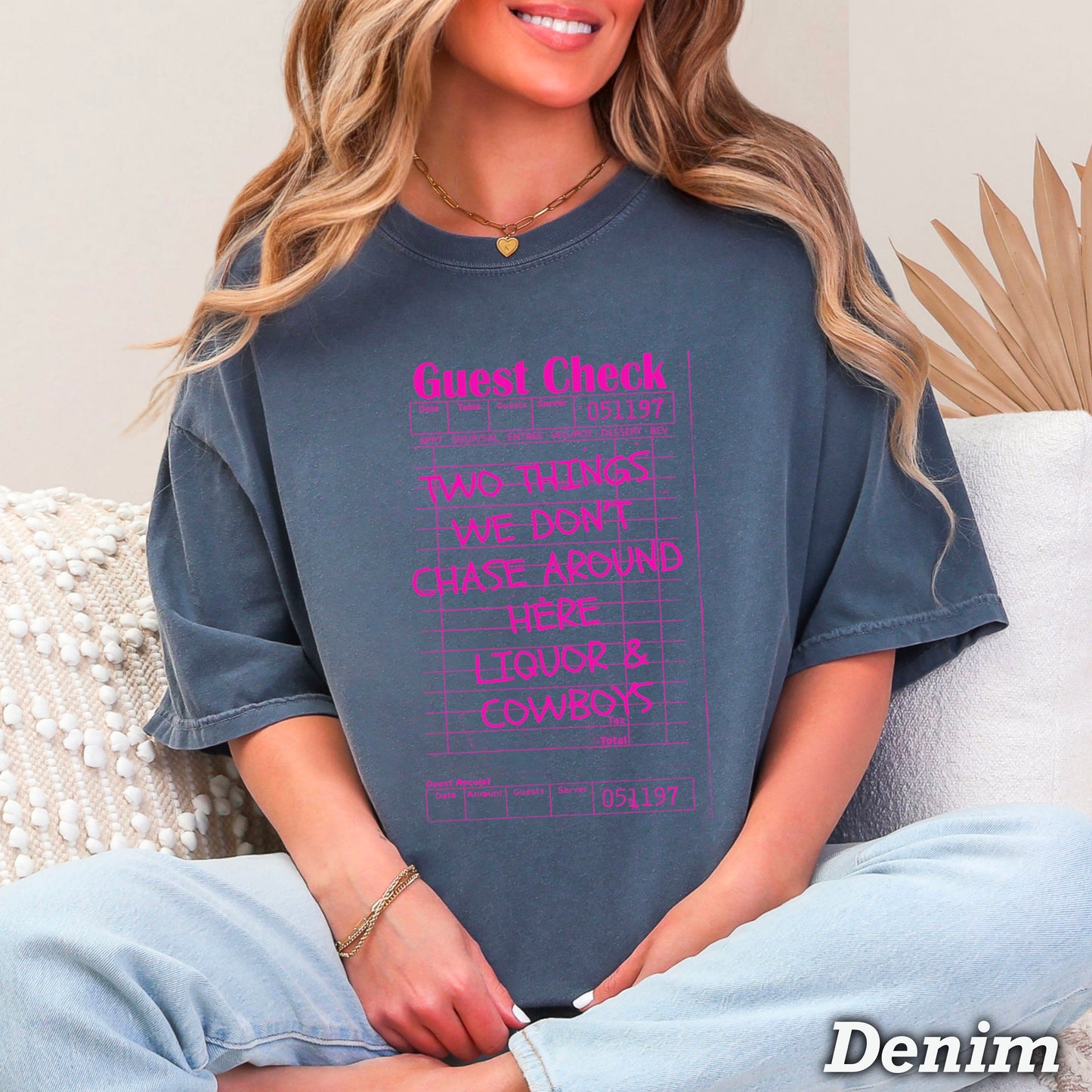 Two Things We Don’t Chase Around Here Comfort Color Graphic Tee