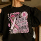 In October We Wear Pink Crewneck Sweatshirt