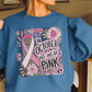 In October We Wear Pink Crewneck Sweatshirt