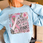 In October We Wear Pink Crewneck Sweatshirt