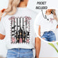 Coquette Haunted House DTF Transfer