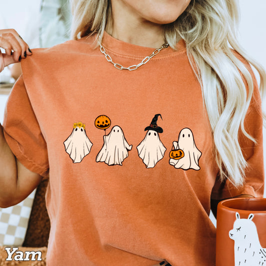 Retro Ghost Halloween DTF Transfer