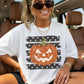 Polka Dot Halloween Pumpkin DTF Transfer