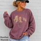 Halloween Sisters Halftone Crewneck Sweatshirt