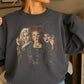 Halloween Sisters Halftone Crewneck Sweatshirt
