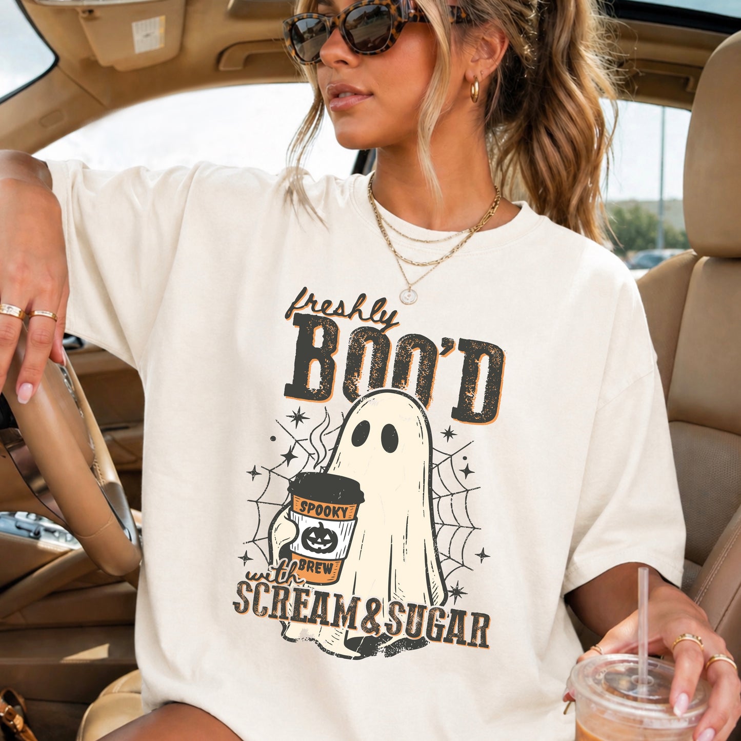 Freshly Boo’d Scream And Sugar Halloween DTF Transfer