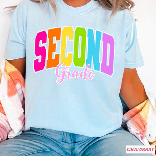 Second Grade Summer Brights DTF Transfer