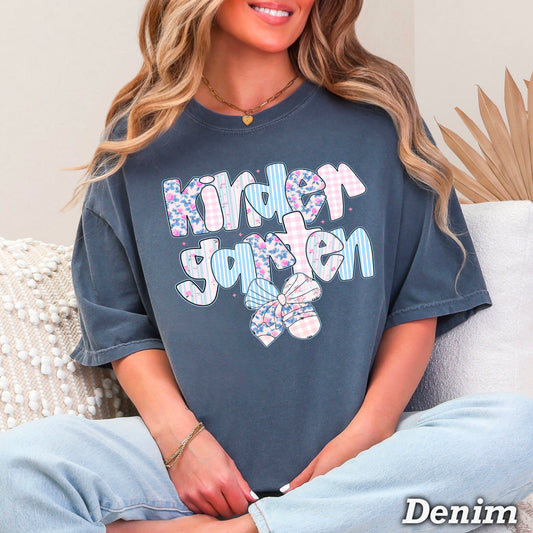 Preppy Kindergarten  DTF Transfer