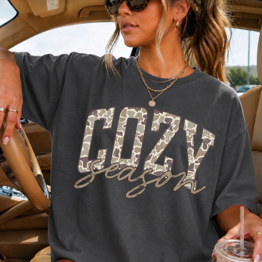 Camo Cozy Season DTF Transfer