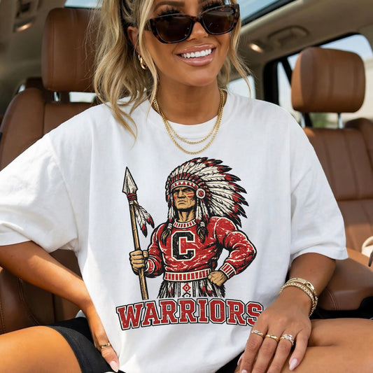 Cherokee Warriors Comfort Color Graphic Tee