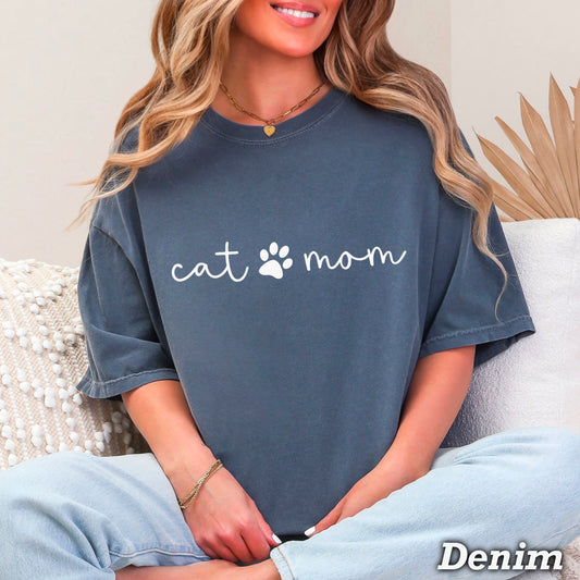 Cat Mom Screen Print Transfer