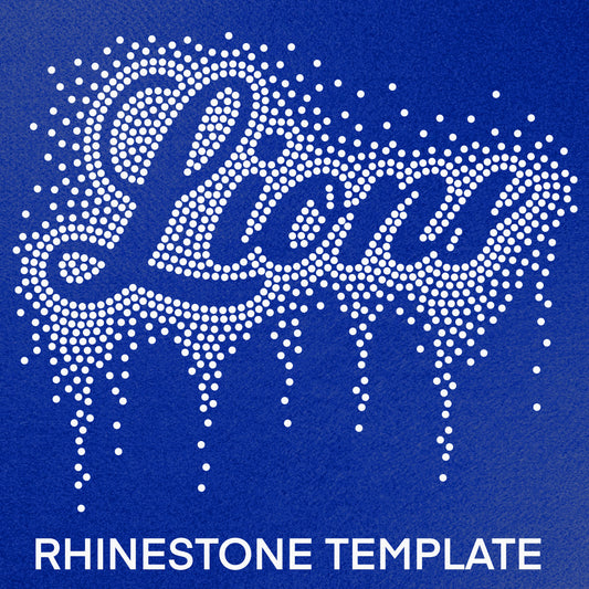 Lions Rhinestone Template