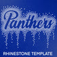 Panthers Rhinestone Template