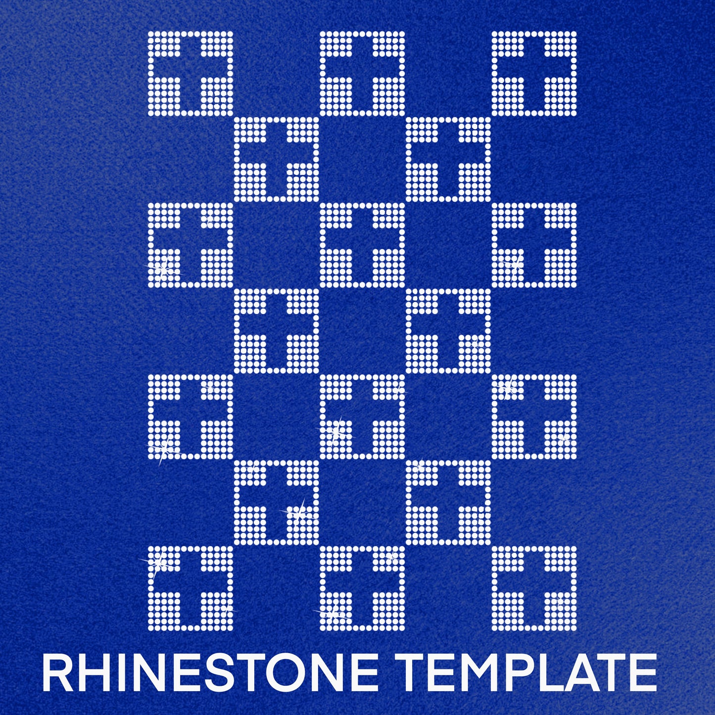 Crosses Rhinestone Template