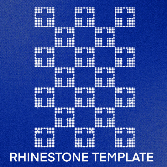 Crosses Rhinestone Template
