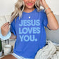 Jesus Loves You Screen Print Transfer